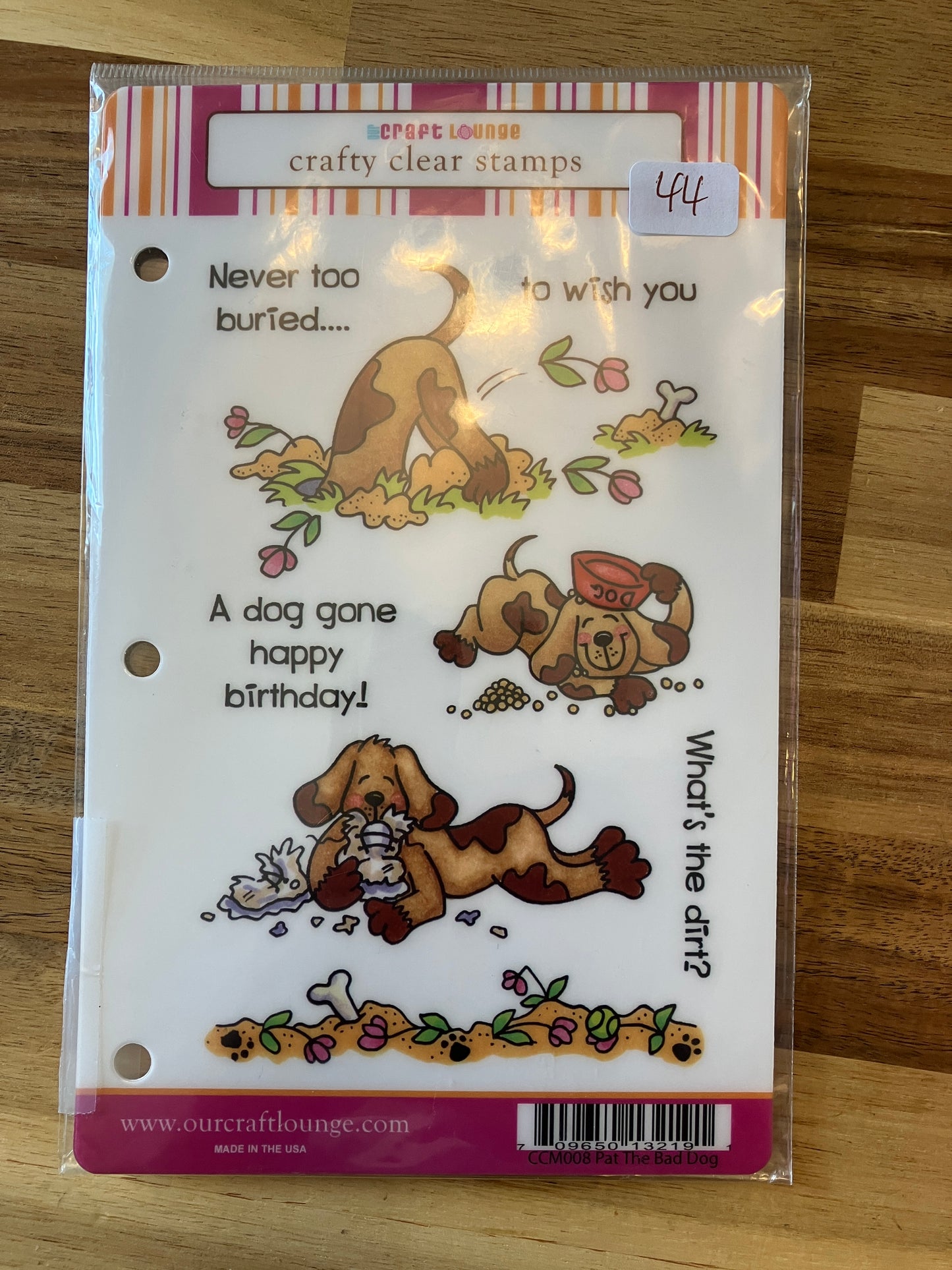 #44 Bad Dog stamp set