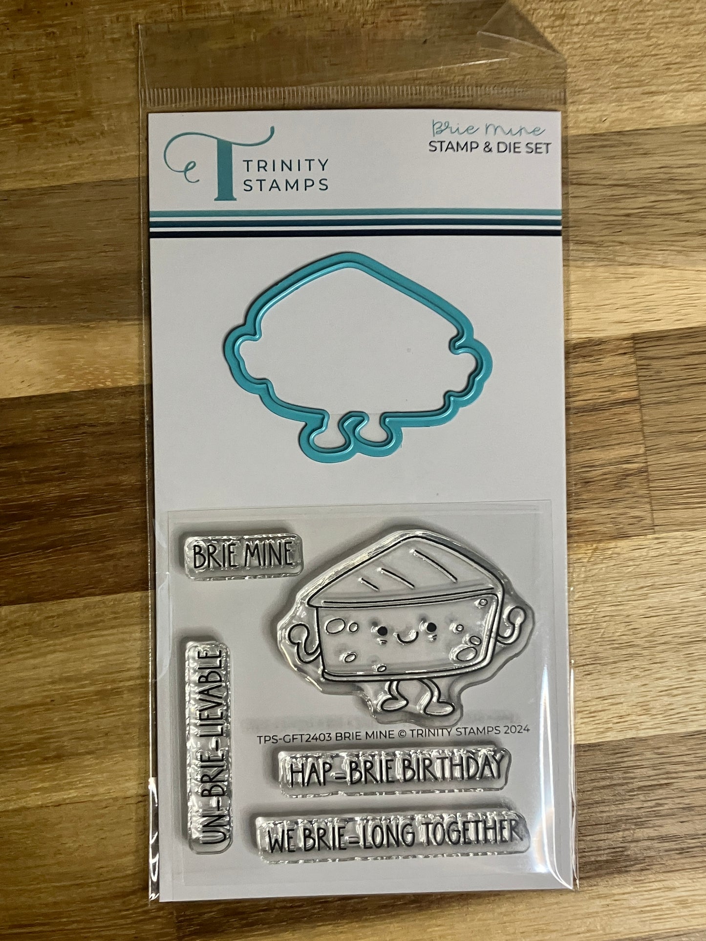 Trinity stamp set and die set cheese