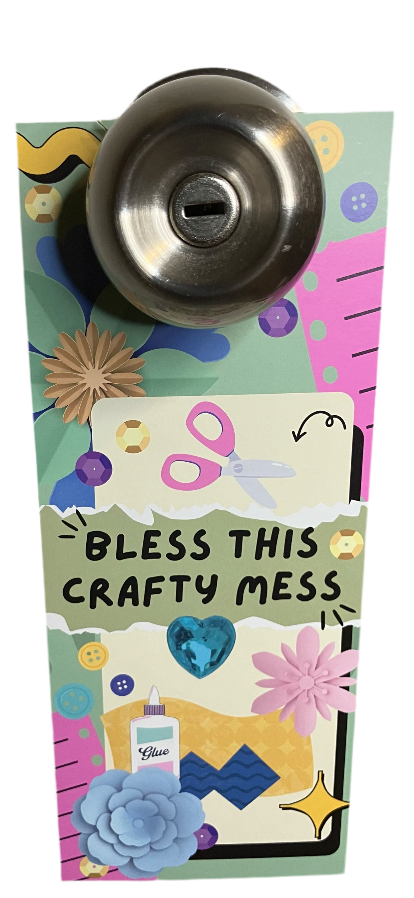 Door Hanger / Bless This Crafty Mess