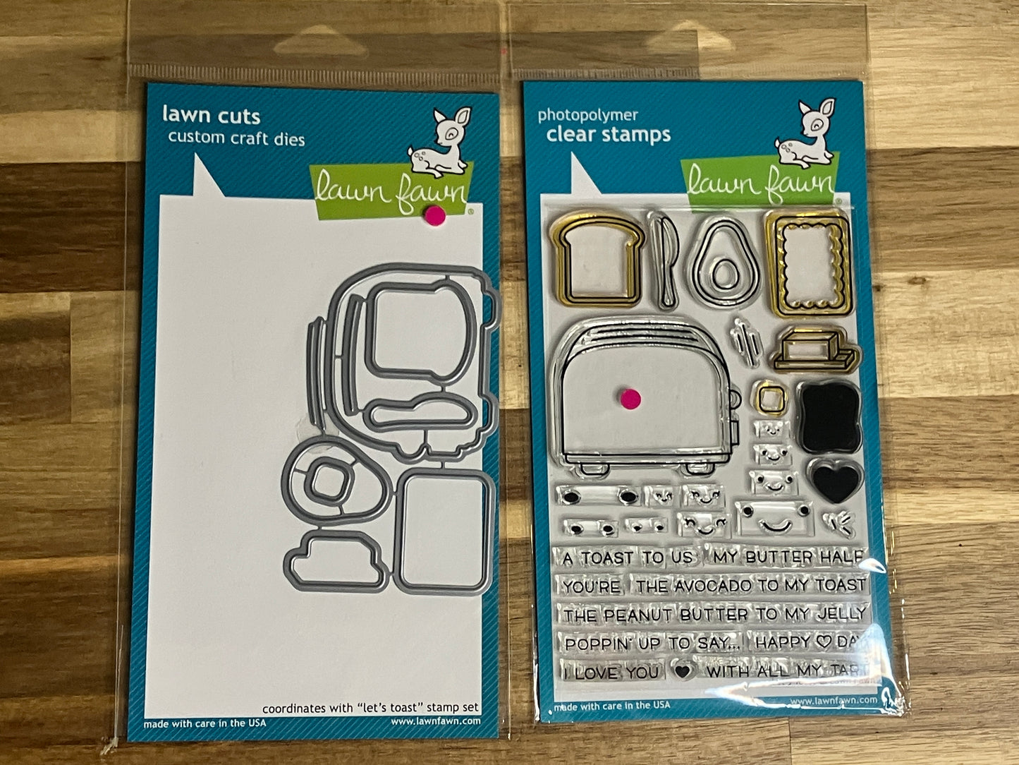 Lawn Fawn Stamp and Die set Toaster