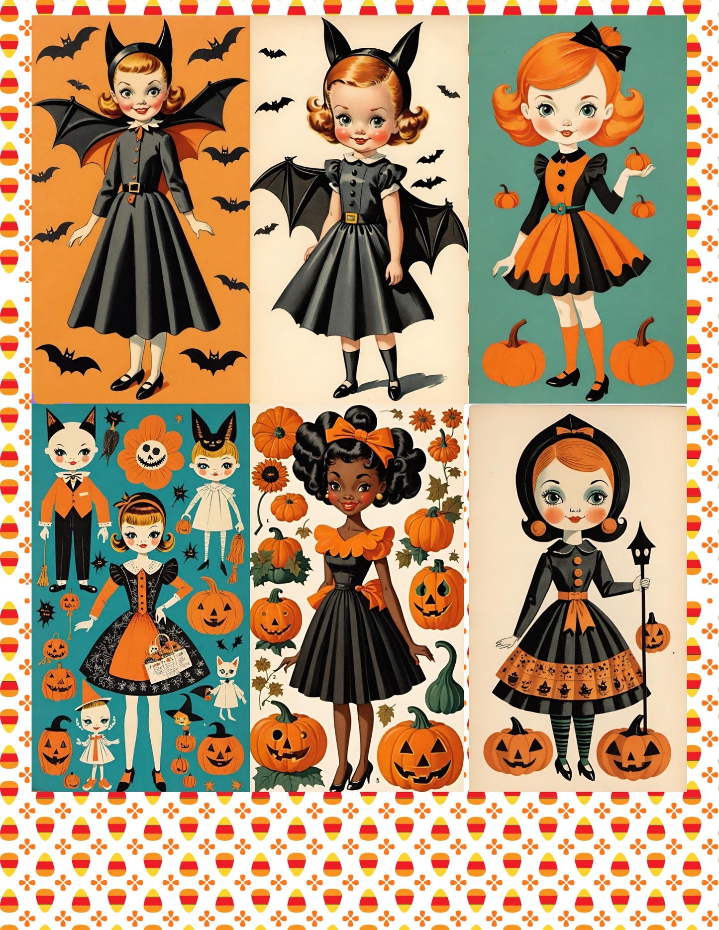 Holiday Paper Dolls