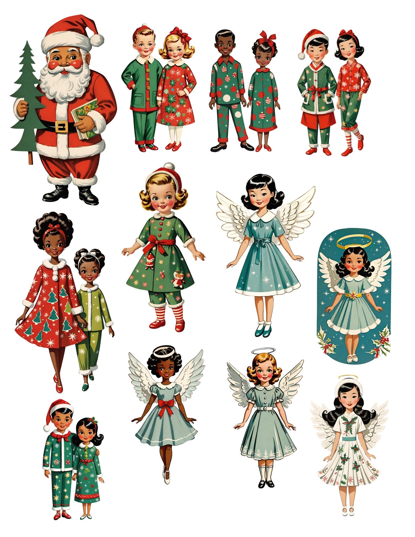Holiday Paper Dolls