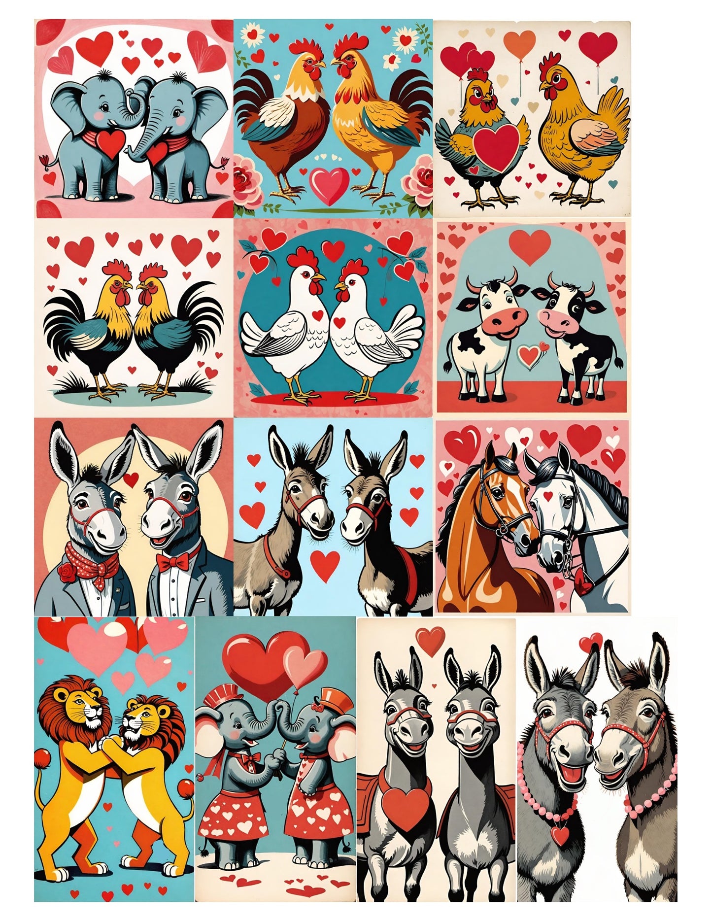 Retro Valentines Variety Pack
