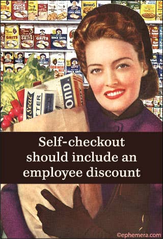 Ephemera - MAGNET: Self-checkout should include