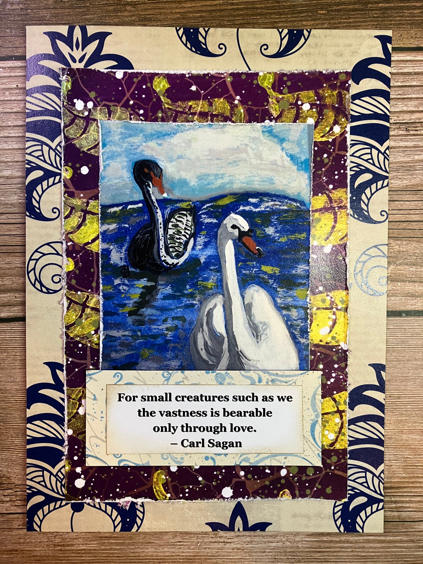 Timeless Swans 6x8 Paper Pack