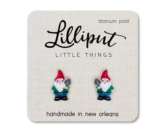 Lilliput Little Things - Garden Gnome Earrings