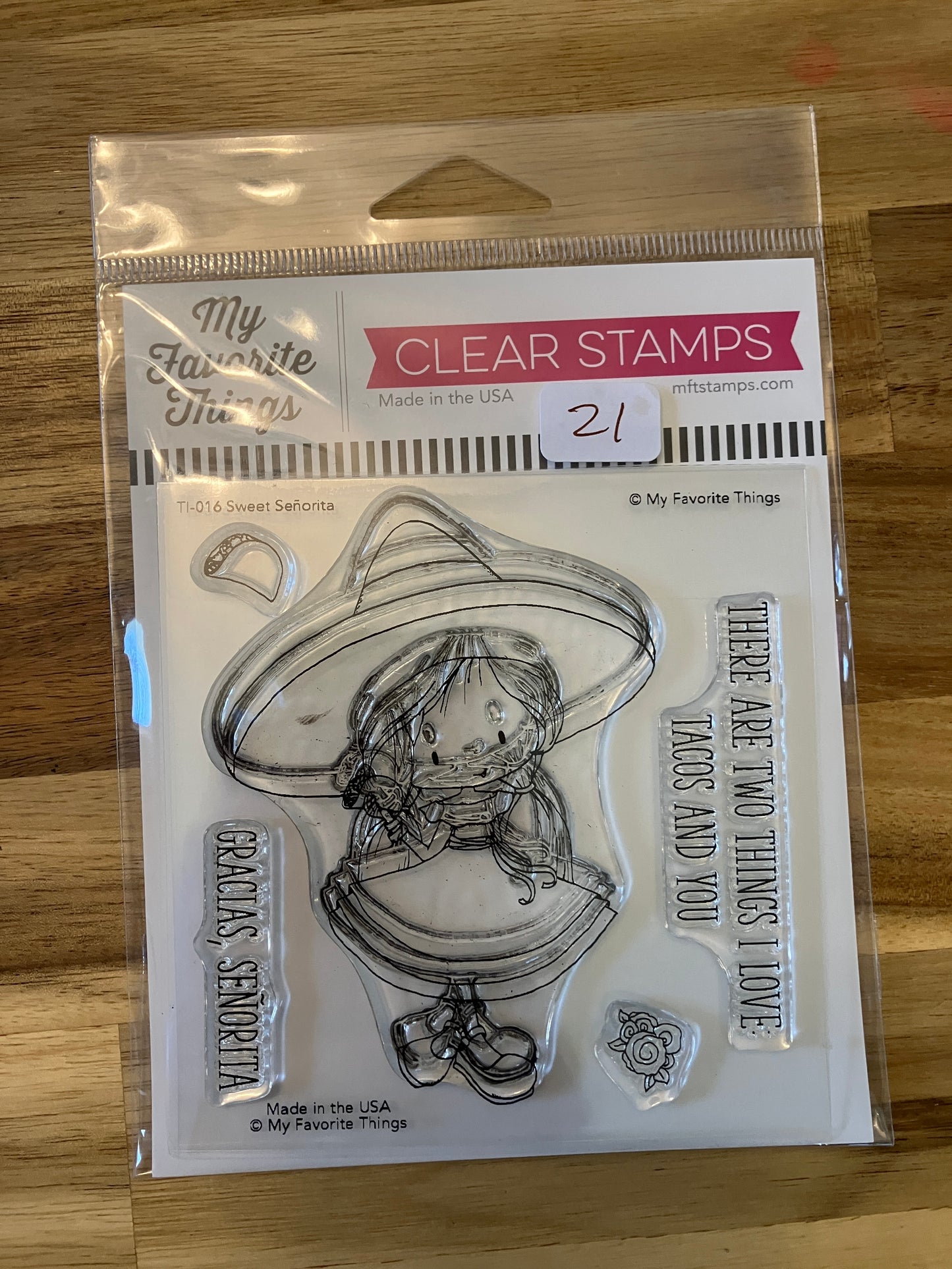 #21 Sweet Senorita MFT Stamp Set