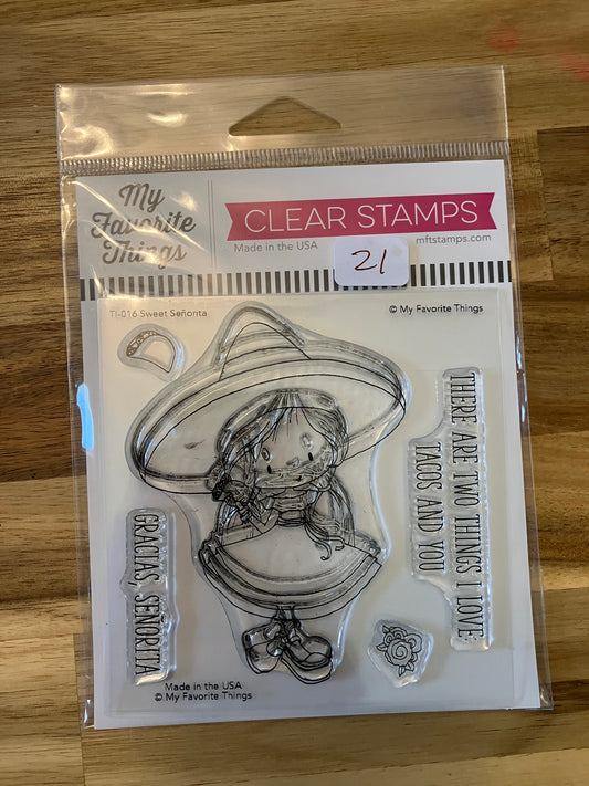 #21 Sweet Senorita MFT Stamp Set