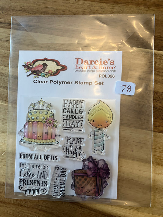 #78 Darcies Birthday Stamp Set