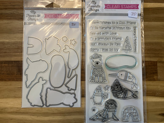 #35 Polar Pals MFT Stamp and Die set bundle