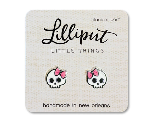 Lilliput Little Things - Cute Skull Earrings