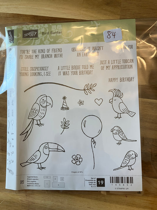 #84 Stampin Up Bird Banter Stamp Set