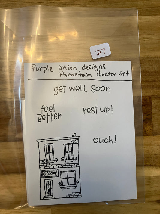 #27 Home Town Doctor Stamp Set