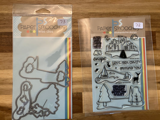#73 Sweet Escape Stamp and Die set