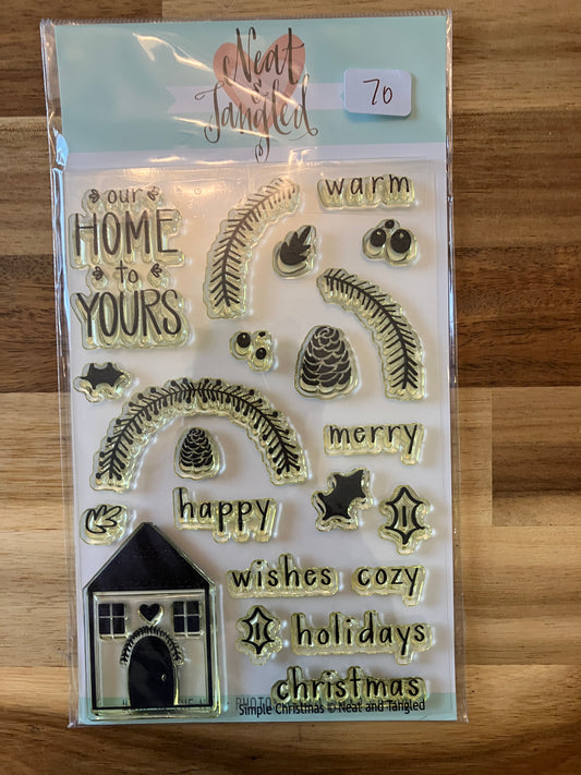 #70 Simple Christmas Stamp Set