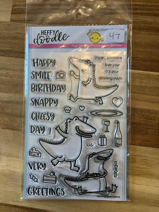 #47 Happy Snappy Crocs Stamp Set