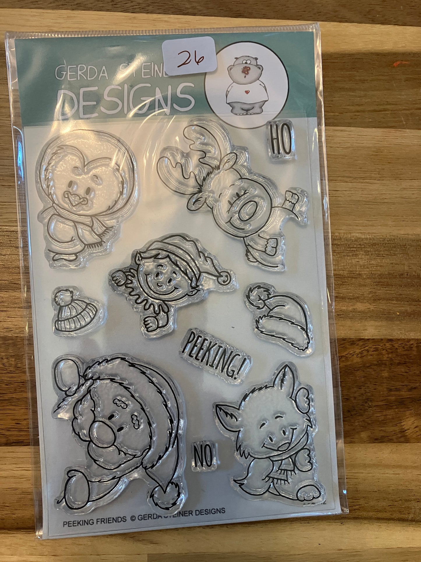 #26 Peeking Friends Stamp Set